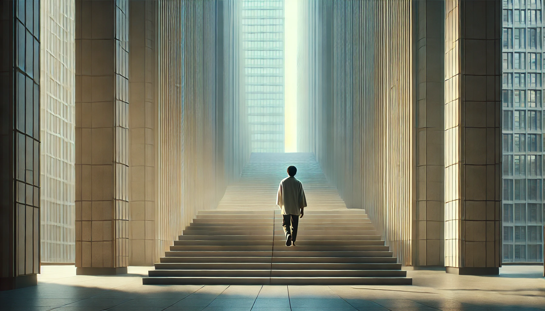 英語リスニング学習で少しずつ段階的に慣れていく日本人学習者のイメージ