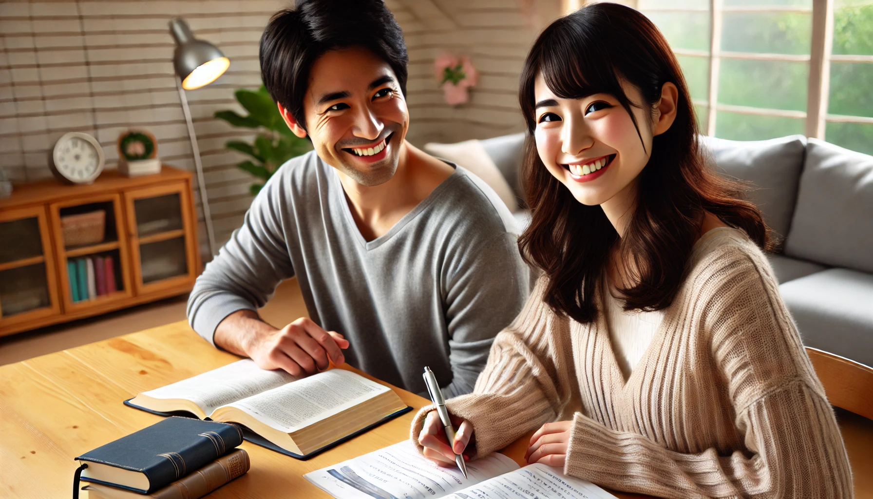 自分に合った方法で英会話学習を前向きに続ける日本人学習者の様子