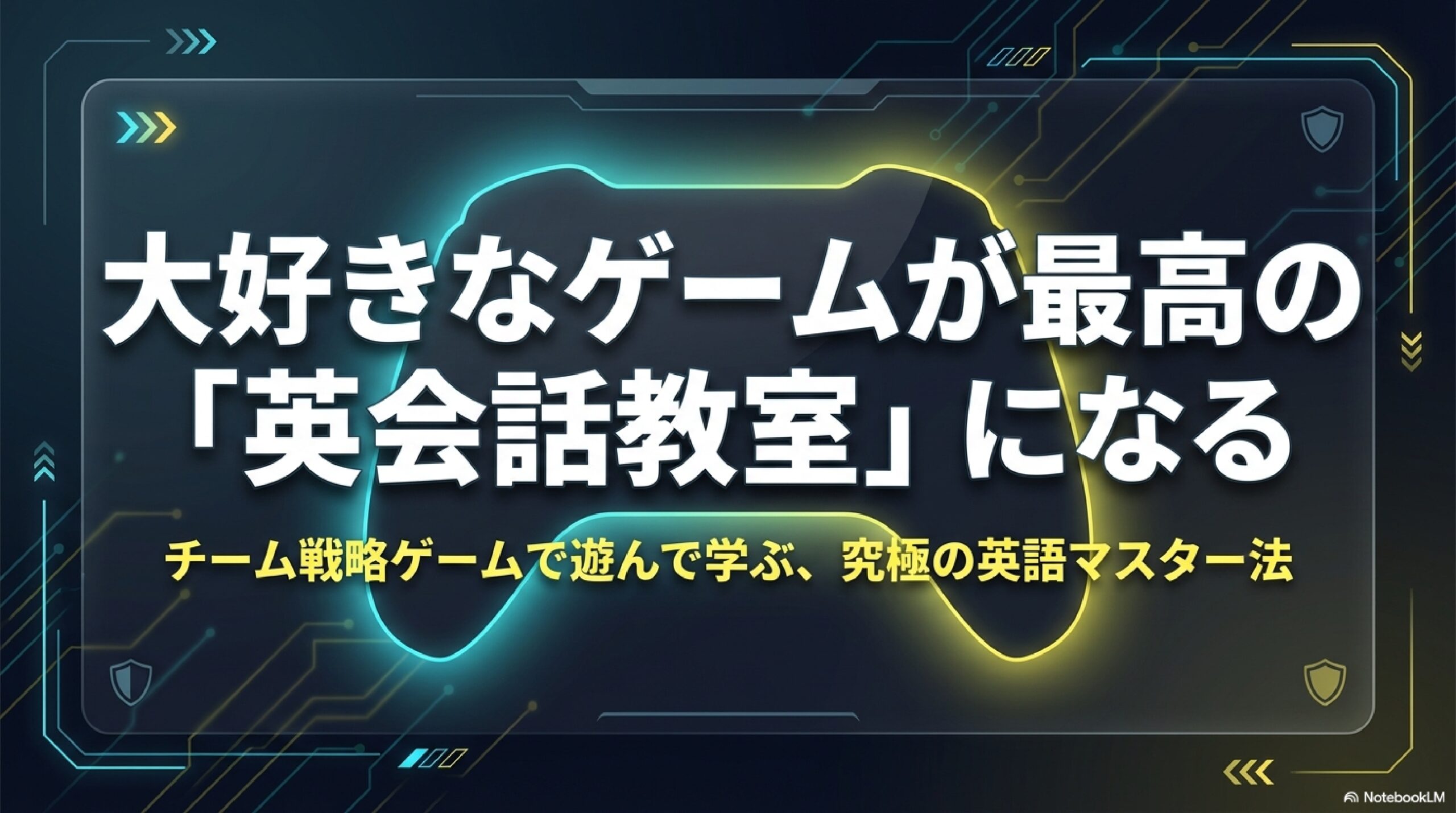 大好きなゲームが最高の英会話教室になる、チーム戦略ゲームで学ぶ究極の英語マスター法の紹介スライド