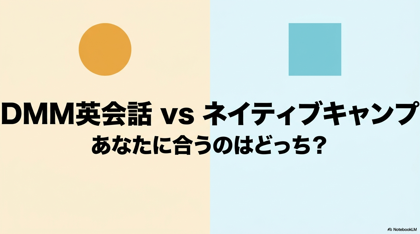 DMM英会話とネイティブキャンプの比較まとめアイキャッチ画像